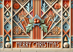 Architecture Christmas Card Delightful