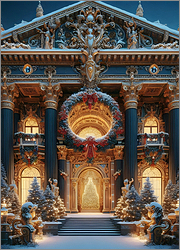 Architecture Christmas Card Radiant