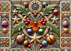 Terra Cotta Christmas Card Timeless